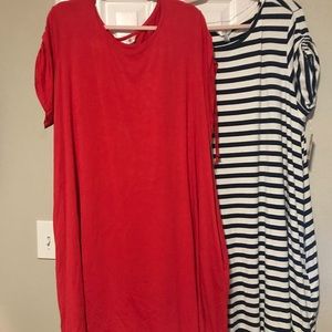 Two old navy dresses